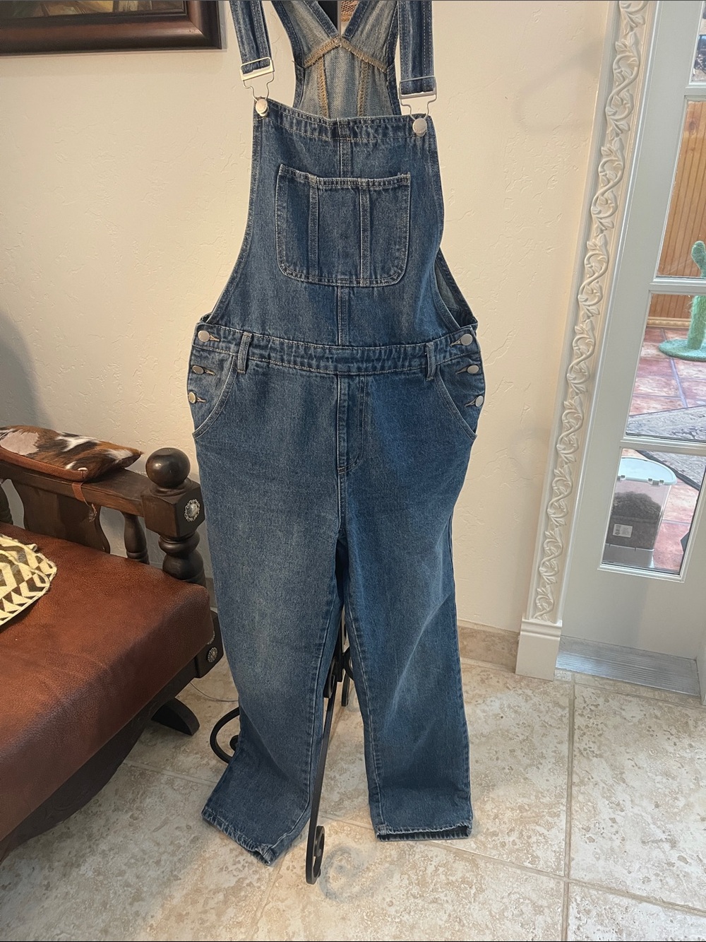 Classic Blue Denim Women’s Overalls